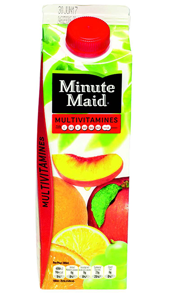 Minute Maid, geen fruitsap maar een nectar